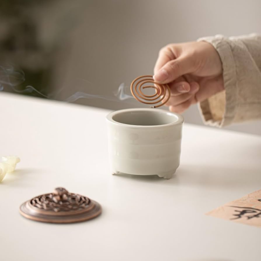 Amazon｜お香立て 線香立て 香炉 おしゃれ 陶磁器 お香たて